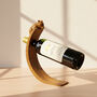 Rabbit And Squirrel Balancing Wooden Wine Bottle Holder, thumbnail 7 of 12