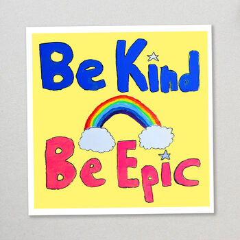 Be Kind Be Epic Card, 3 of 4