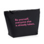 Gift For Girls 'Be Yourself' Cosmetic Make Up Bag, thumbnail 2 of 3