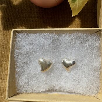 Six Pairs Sterling Silver Stud Everyday Stud Earrings For Christmas, 5 of 10