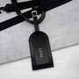 Couples Handmade Personalised Leather Luggage Tag Set, thumbnail 4 of 8