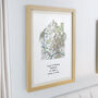 Personalised Map Home Framed Print, thumbnail 5 of 9