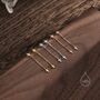 Starburst Dangle Chain Stud Earrings In Sterling Silver, thumbnail 2 of 11