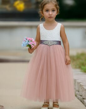Honey In Baby Pink ~ Party Or Flower Girl Dress, 2 of 5
