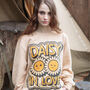 Daisy In Love Women's Slogan Sweatshirt, thumbnail 3 of 12