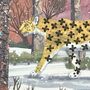 Embroider Me Leopard Greeting Card, thumbnail 5 of 8
