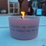 Scented Citronella Outdoor Candle 'Summer Nights' Small, thumbnail 2 of 12