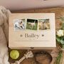 Personalised Three Photo Pet Memorial Keepsake Box, thumbnail 2 of 12
