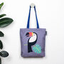 Tropical Toucan Bird Tote Bag, thumbnail 2 of 10