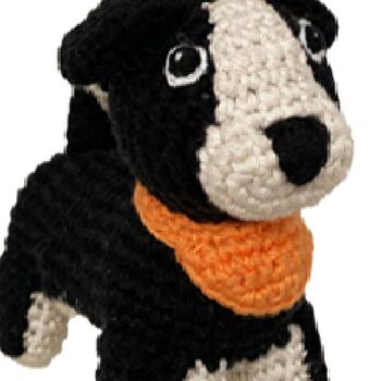 Handmade Sheep Dog Fair Trade Toy, 4 of 4