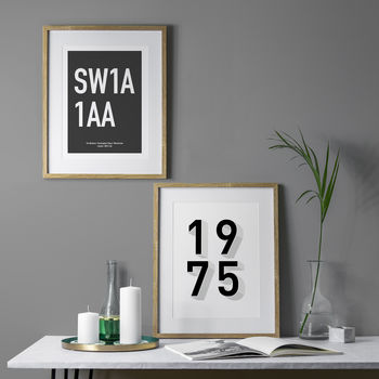 Personalised Postcode And Address Family Print, 5 of 9