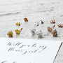 Personalised Will You Be My Flower Girl Stud Earrings, thumbnail 5 of 12