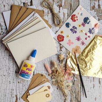 Pressed And Dried Flower Card Making Kit, 2 of 4
