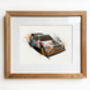 Peugeot 205 Group B Rally Car Illustration, thumbnail 4 of 4