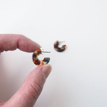 Foret Super Mini Hoop Earrings, 2 of 6