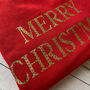 Merry Christmas Jumper With Gold Letters, thumbnail 4 of 5