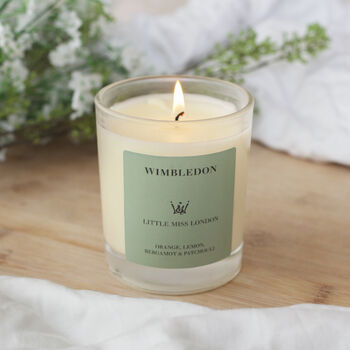 Little Miss Wimbledon Luxe Citrus Scented Candle, 3 of 4