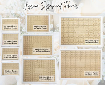 Jigsaw Puzzle Wooden Wedding Guestbook, 4 of 8