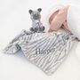 Personalised Snuggle Zebra Baby Comforter, thumbnail 3 of 7