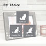 Personalised Stone Effect Cat Photo Frame, thumbnail 4 of 5