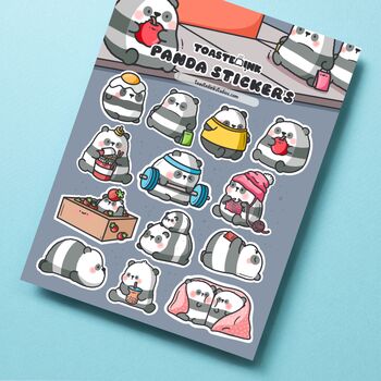 Panda Sticker Sheet | Cute Stickers, 5 of 5