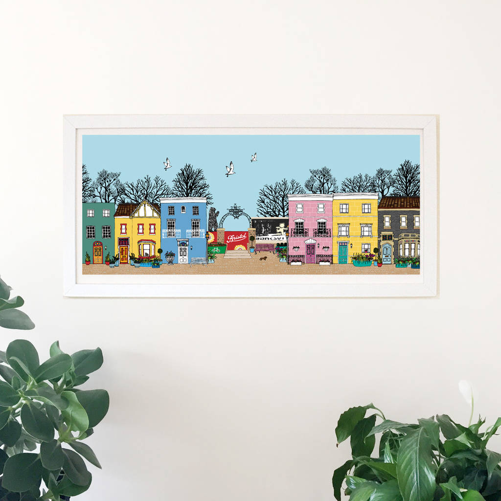 Love Bristol High Quality Archival Art Print By Made by Ilze
