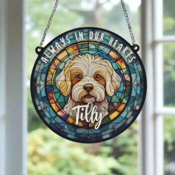 Bichon Frise Memorial Suncatcher, 5 of 6