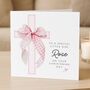 Personalised Christening Card For Goddaughter Baby Girl, thumbnail 2 of 8