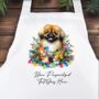 Personalised Pekingese In Christmas Lights, thumbnail 2 of 10