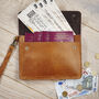Personalised Leather Family Travel Wallet, thumbnail 5 of 6
