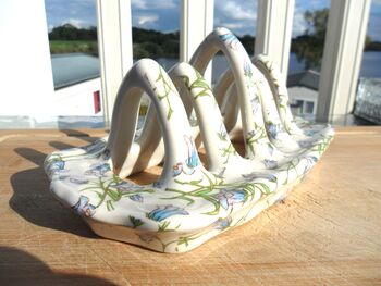 Toast Rack In Harebell Design, 4 of 7