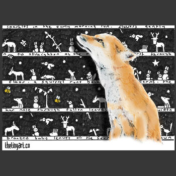 Fox Fleece Blanket, 4 of 6