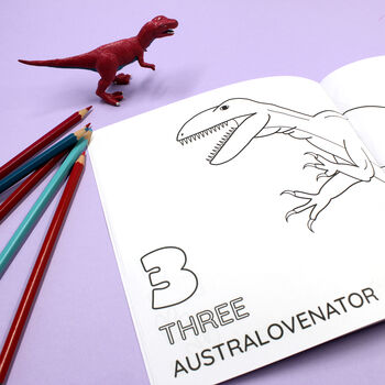 1234 Dinosaur Colouring Book, 2 of 7