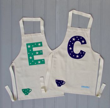 Personalised Letter Children's Apron, 6 of 7
