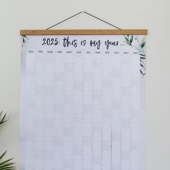 2025 Botanical Wall Planner 'This Is My Year', 4 of 8