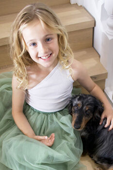 Enchanted Ruffle Tutu In Apple Green, 7 of 11