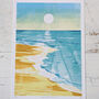 Morning Reflections, Beach Scene Fine Art Print, thumbnail 5 of 6