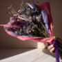 Dried Flower Bouquet And Personalised Leather Purse, thumbnail 5 of 7