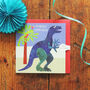 Happy Birthday Dinosaur Card, thumbnail 1 of 5