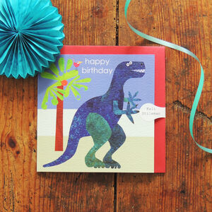 Happy Birthday Dinosaur Card By Kali Stileman Publishing