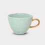 Good Morning Cappuccino Mug Celadon, thumbnail 1 of 4