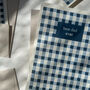 Gingham Blue Father's Day Card, thumbnail 6 of 8
