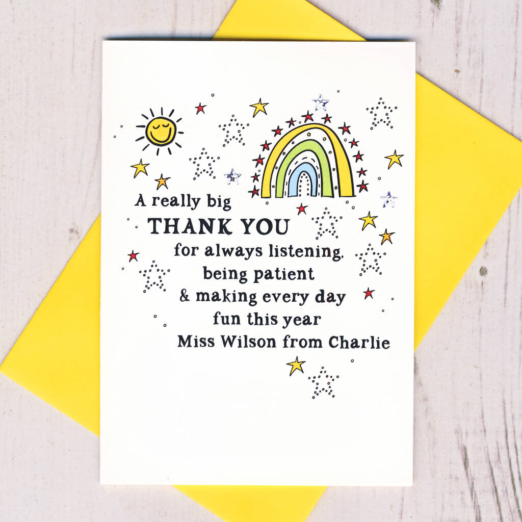 Personalised Thanks For Being Patient Card By Eggbert & Daisy