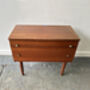 1960s Mid Century Vintage Petite Chest Of Drawers, thumbnail 7 of 8