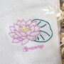 Personalised Birthday Flower White Table Placemats, thumbnail 2 of 4