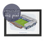 Personalised Birmingham City, St Andrew's Stadium Print, thumbnail 1 of 6