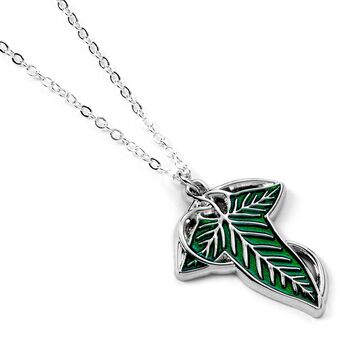 The Lord Of The Rings The Leaf Of Lorien Necklace, 3 of 6