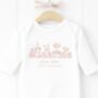 Personalised 'My First Easter' Train Baby Sleepsuit, thumbnail 2 of 3