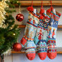 Traditional Christmas Stocking Personalised, thumbnail 6 of 6