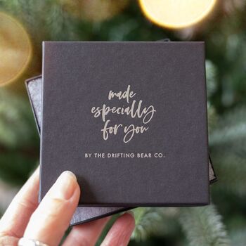 Personalised 'Sending A Hug' Christmas Bauble Thinking Of You Christmas Gift, 2 of 3